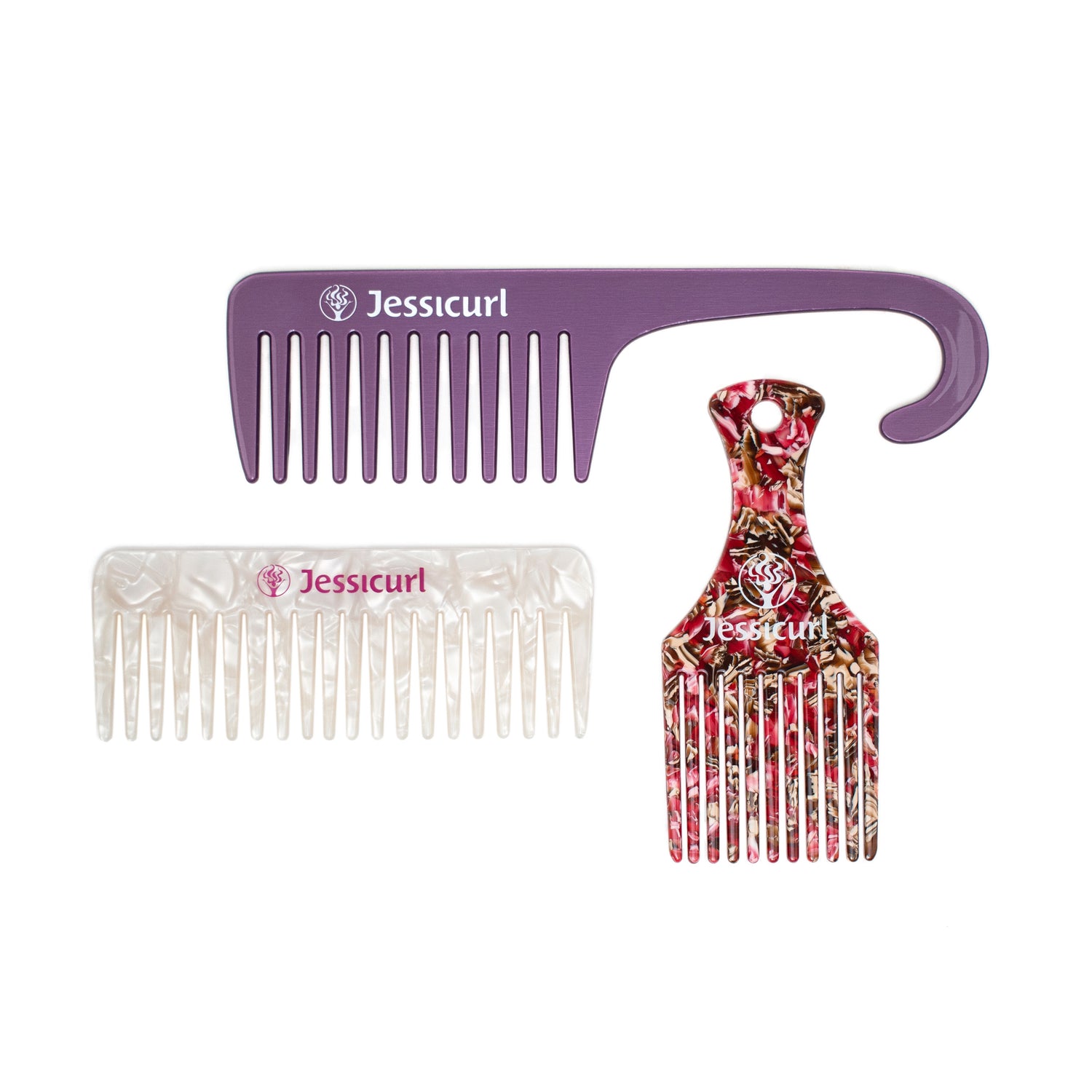 Jessicurl Wide Tooth Shower Comb with Hook