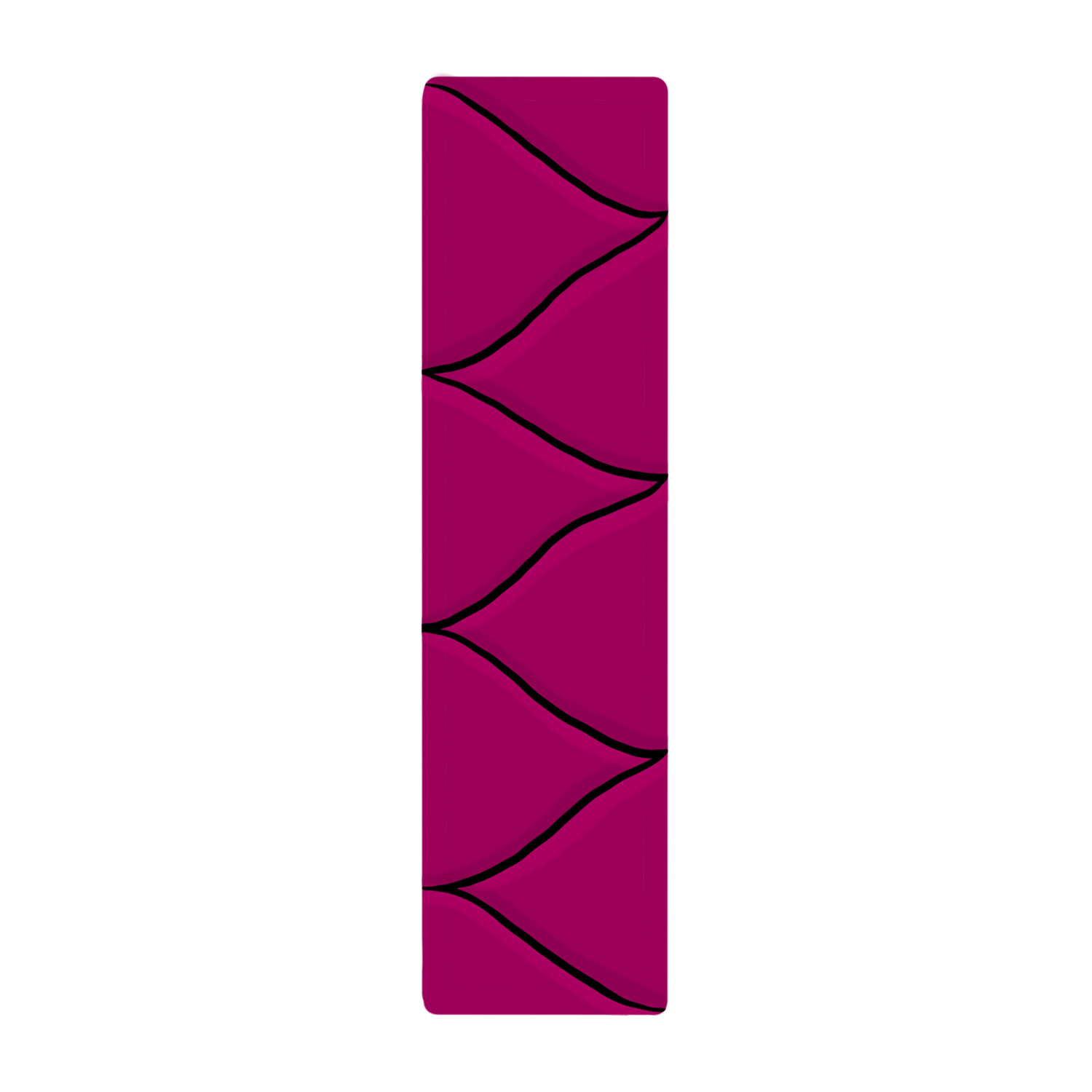 graphic of low porosity hair strand