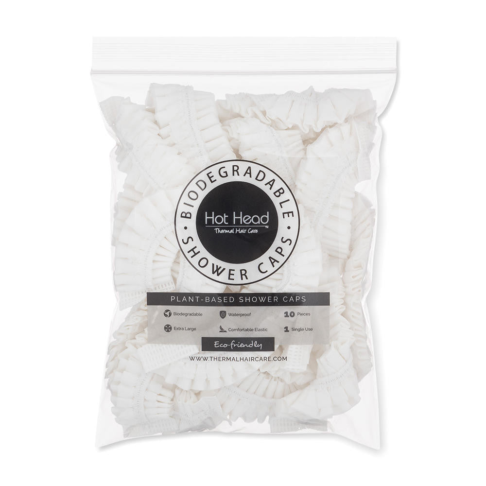 Hot Head™ Biodegradable Shower Caps