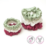 Handmade Eucalyptus Silk Scrunchie